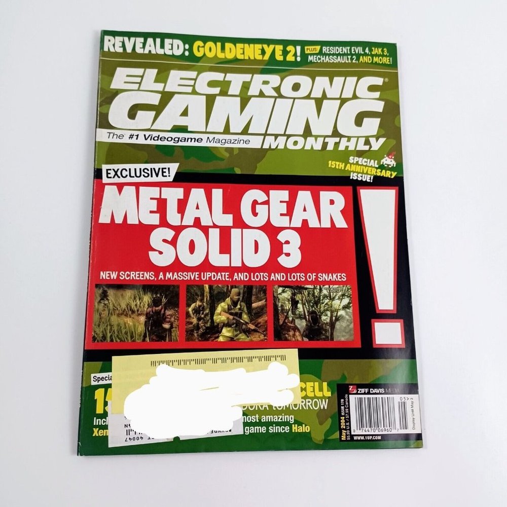 Electronic Gaming Monthly Magazine Metal Gear Solid 3 178 May 04 *MINOR WEAR - Picture 12 of 14